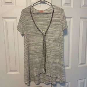 Gray Blush Tunic